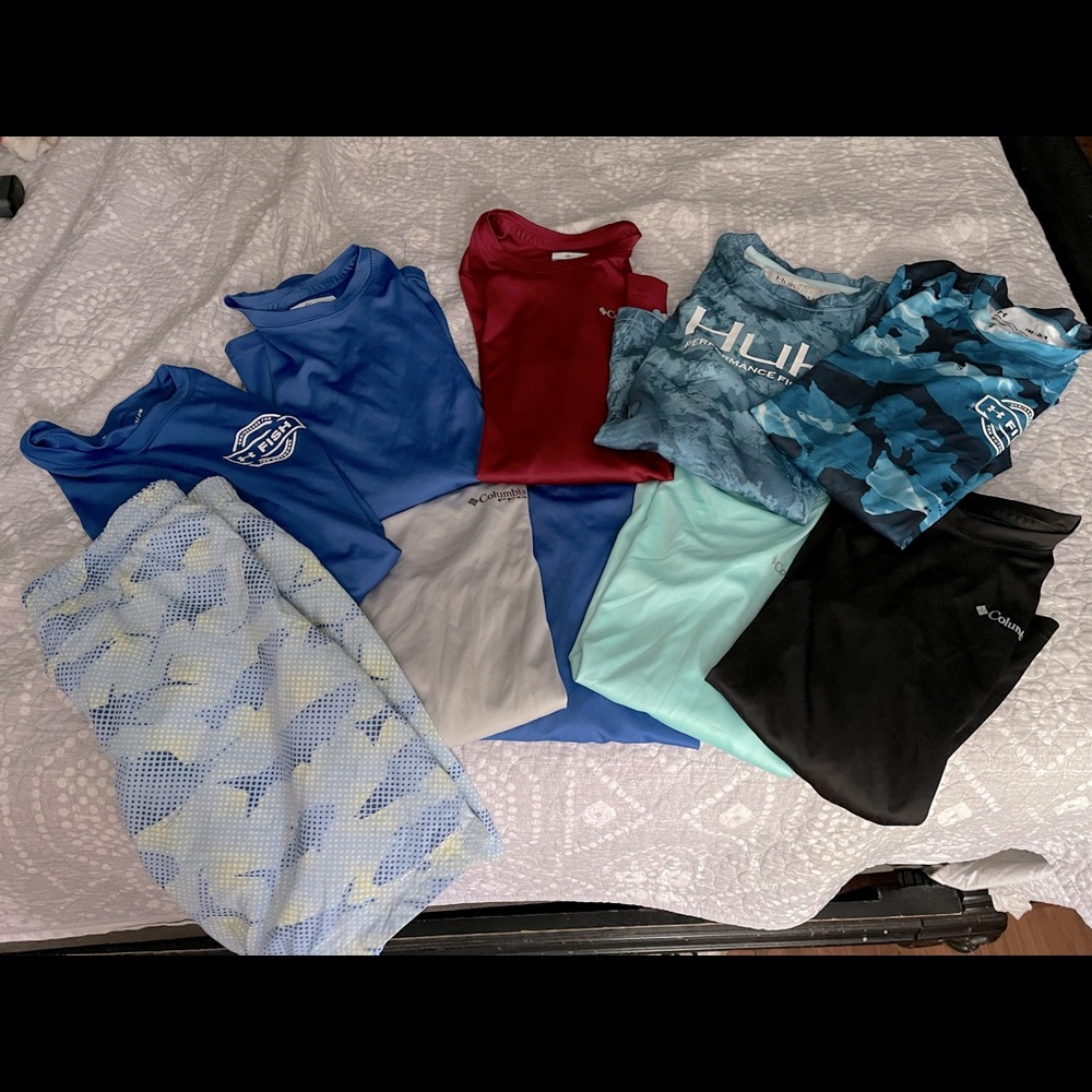 Youth Medium fishing shirts